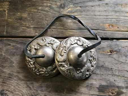 Cymbales tibétaines Tingsha dragon - Equit Zen