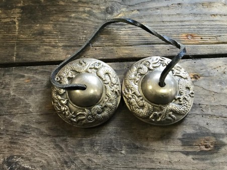 Cymbales tibétaines Tingsha dragon - Equit Zen