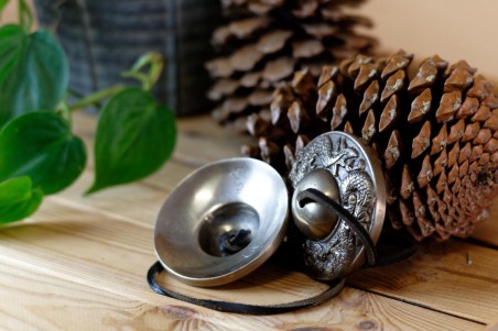 Cymbales tibétaines Tingsha dragon - Equit Zen