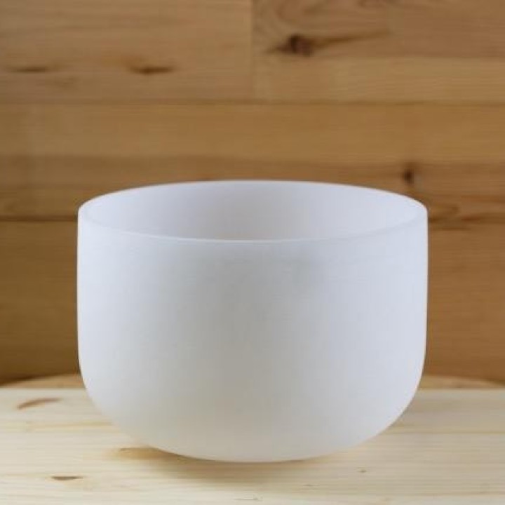 Bol chantant en cristal de 33 cm