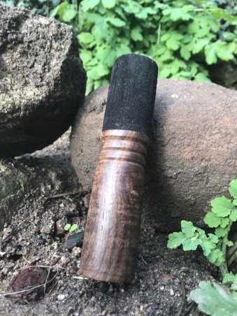 Stick bois et cuir pour bol tibétain - Equit Zen