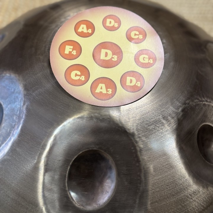 Handpan  Ré mineur pentatonique