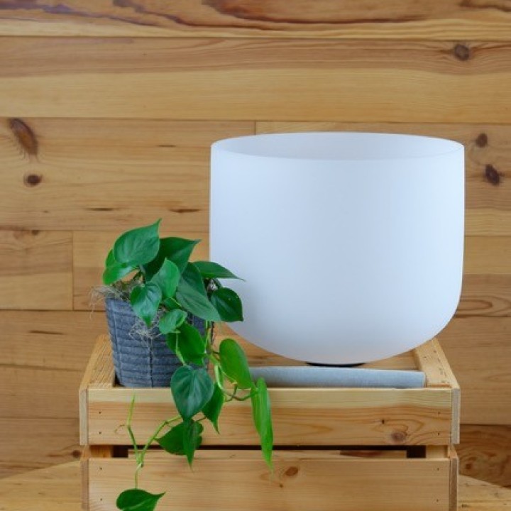 Bol chantant en cristal de 33 cm