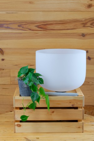 Bol chantant en cristal de 35 cm