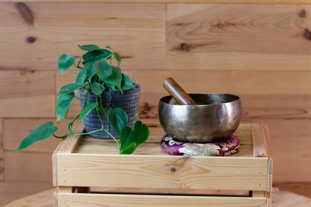 Bol tibétain lunaire 7 métaux 13cm