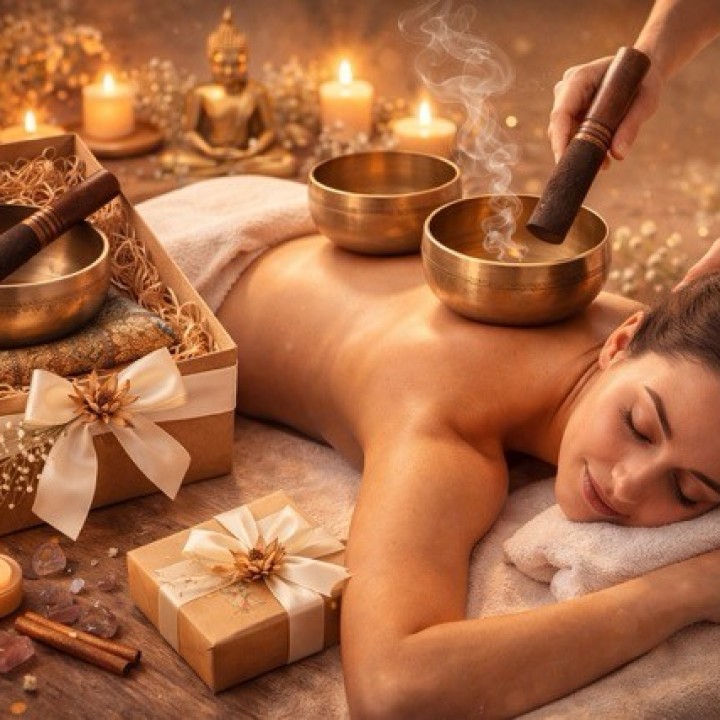 Bon cadeau massage aux bols tibétains