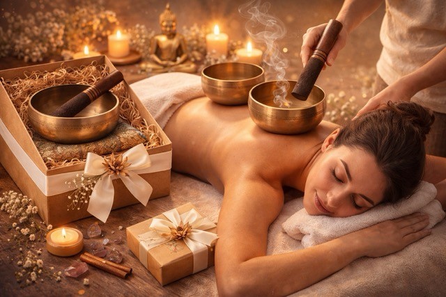 Bon cadeau massage aux bols tibétains