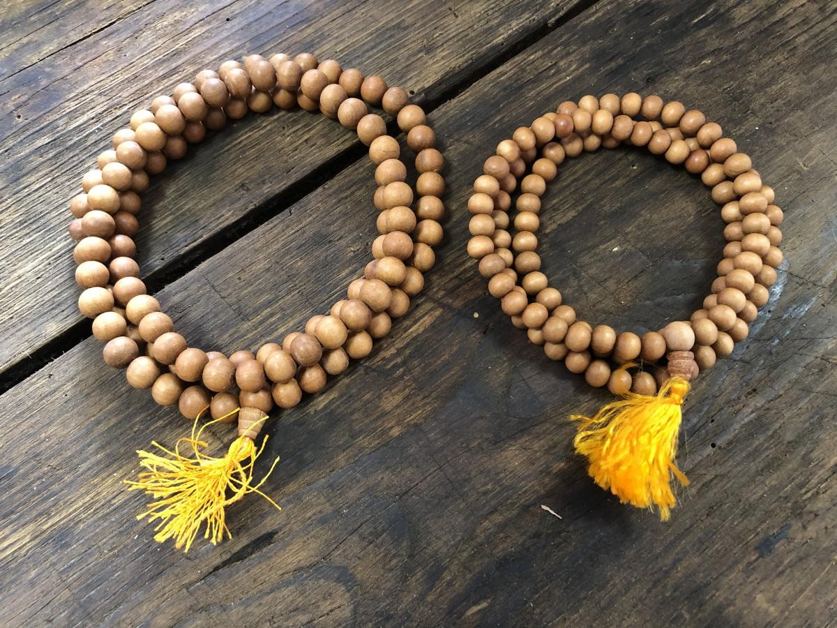 Mala tibétain - bois de santal